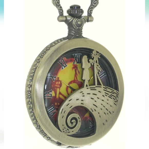 New Jack skellington Nightmare Before Christmas pocket watch - Picture 1 of 3
